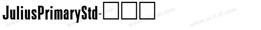 JuliusPrimaryStd字体转换 JuliusPrimaryStd字体转换