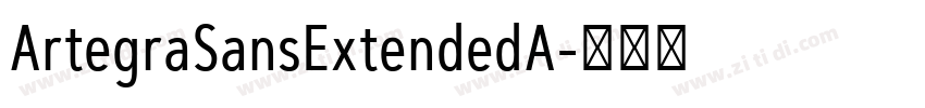 ArtegraSansExtendedA字体转换