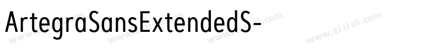 ArtegraSansExtendedS字体转换
