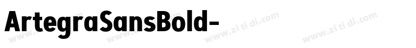 ArtegraSansBold字体转换