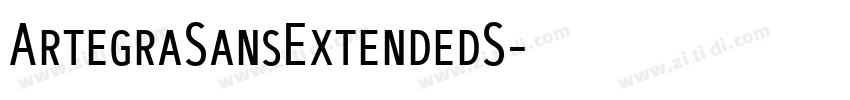 ArtegraSansExtendedS字体转换