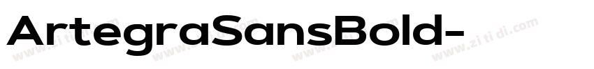 ArtegraSansBold字体转换