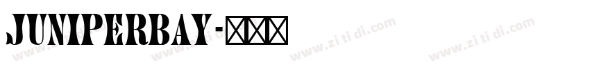 JuniperBay字体转换