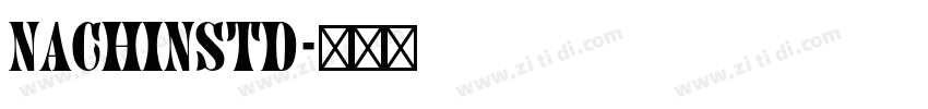 NachinStd字体转换