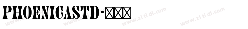 PhoenicaStd字体转换