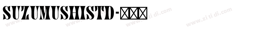 SuzumushiStd字体转换