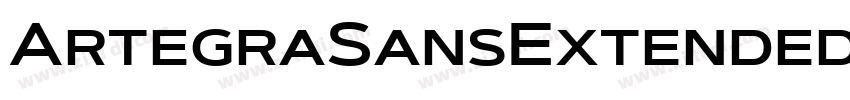 ArtegraSansExtended字体转换
