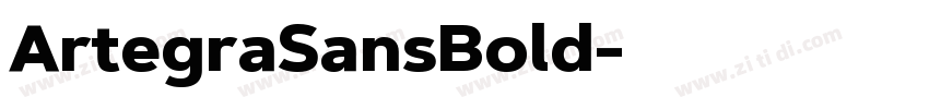 ArtegraSansBold字体转换