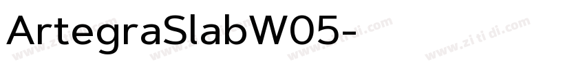 ArtegraSlabW05字体转换