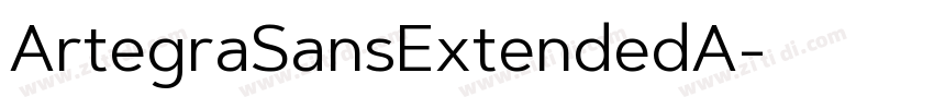 ArtegraSansExtendedA字体转换