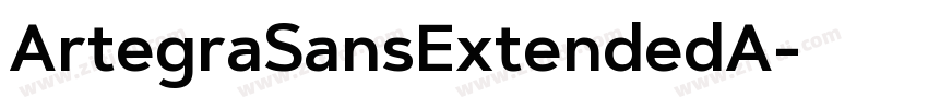 ArtegraSansExtendedA字体转换