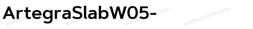ArtegraSlabW05字体转换