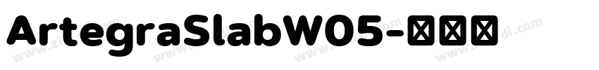 ArtegraSlabW05字体转换