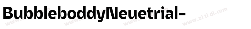 BubbleboddyNeuetrial字体转换