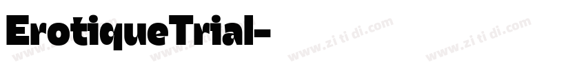 ErotiqueTrial字体转换