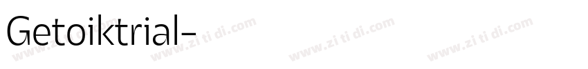 Getoiktrial字体转换