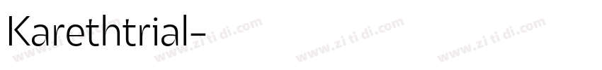 Karethtrial字体转换
