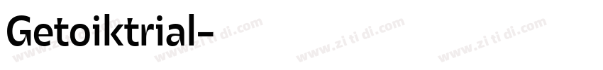Getoiktrial字体转换