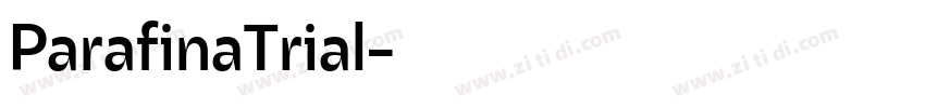 ParafinaTrial字体转换