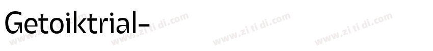 Getoiktrial字体转换