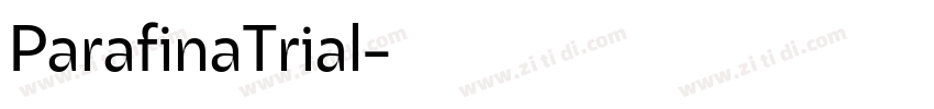 ParafinaTrial字体转换