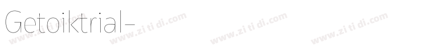 Getoiktrial字体转换