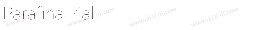 ParafinaTrial字体转换