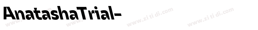 AnatashaTrial字体转换