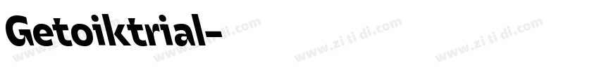 Getoiktrial字体转换