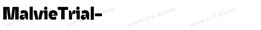 MalvieTrial字体转换
