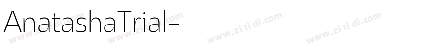 AnatashaTrial字体转换