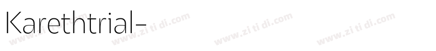Karethtrial字体转换