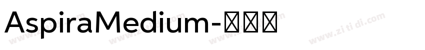 AspiraMedium字体转换