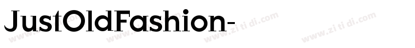 JustOldFashion字体转换