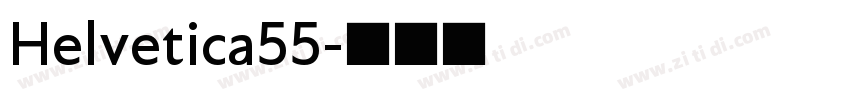 Helvetica55字体转换