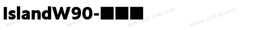 IslandW90字体转换