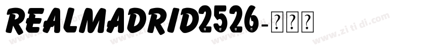 RealMadrid2526字体转换