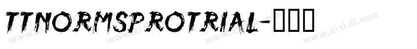 TTNormsprotrial字体转换