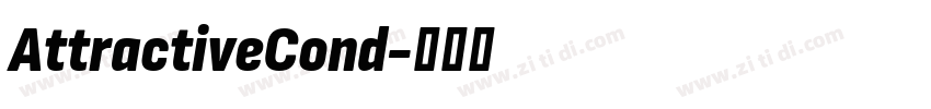 AttractiveCond字体转换