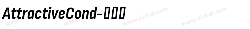 AttractiveCond字体转换