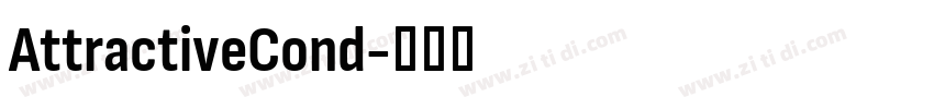 AttractiveCond字体转换