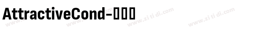 AttractiveCond字体转换