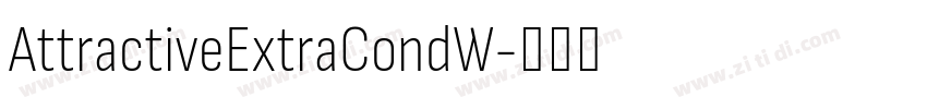 AttractiveExtraCondW字体转换