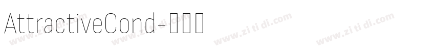 AttractiveCond字体转换