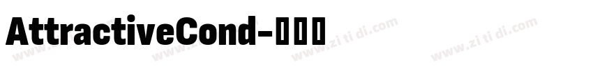 AttractiveCond字体转换