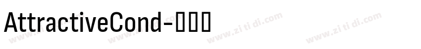 AttractiveCond字体转换