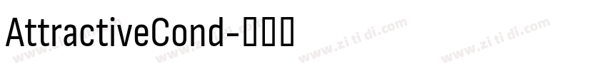 AttractiveCond字体转换