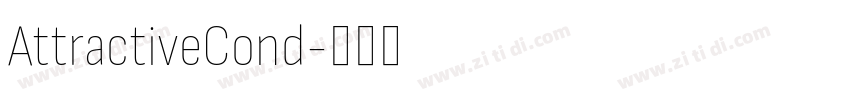 AttractiveCond字体转换