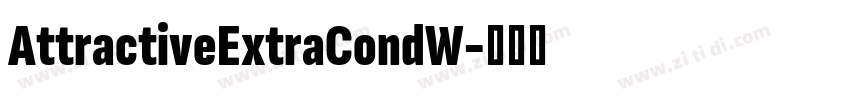 AttractiveExtraCondW字体转换