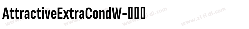 AttractiveExtraCondW字体转换